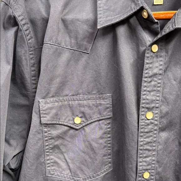 Tecovas Dark Blue Long Sleeve Shirt - Picture 5 of 8